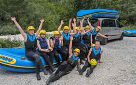 Es gibt viele Aktivitäten für die gesamte Familie. 